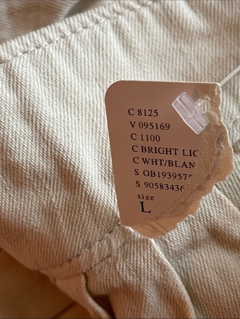 We The Free Fleur Demin Shorts SZ Large BROWN new/partial tags 1st pic is stock - Picture 6 of 6